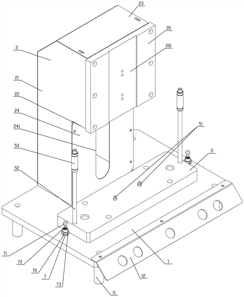 Assembling device of wireless charging coil module