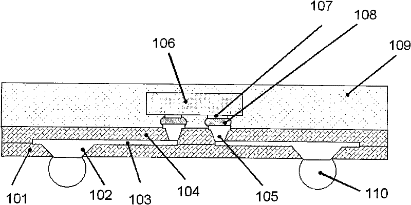 Wafer level fan-out chip packaging structure