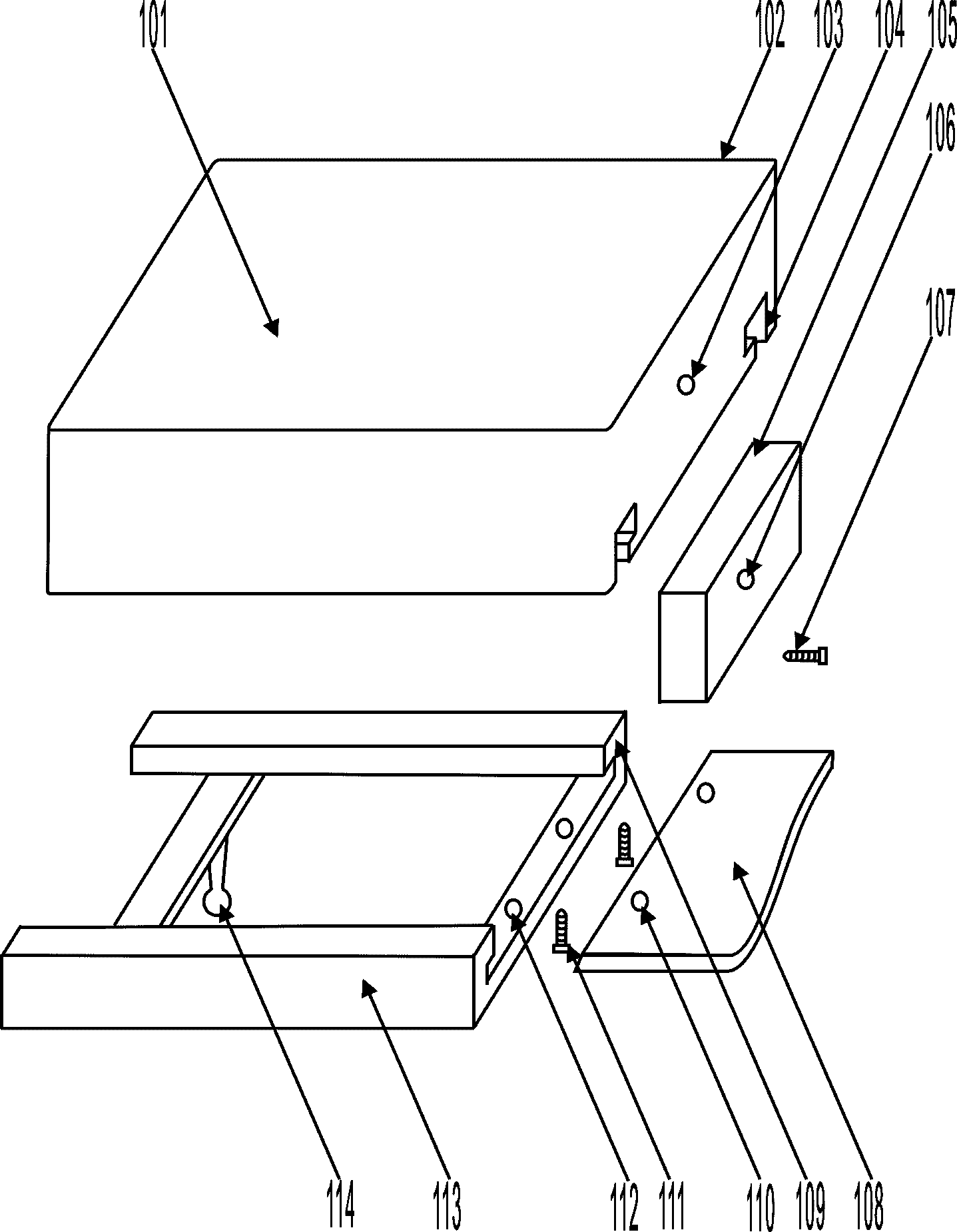 Waistband head with storage box