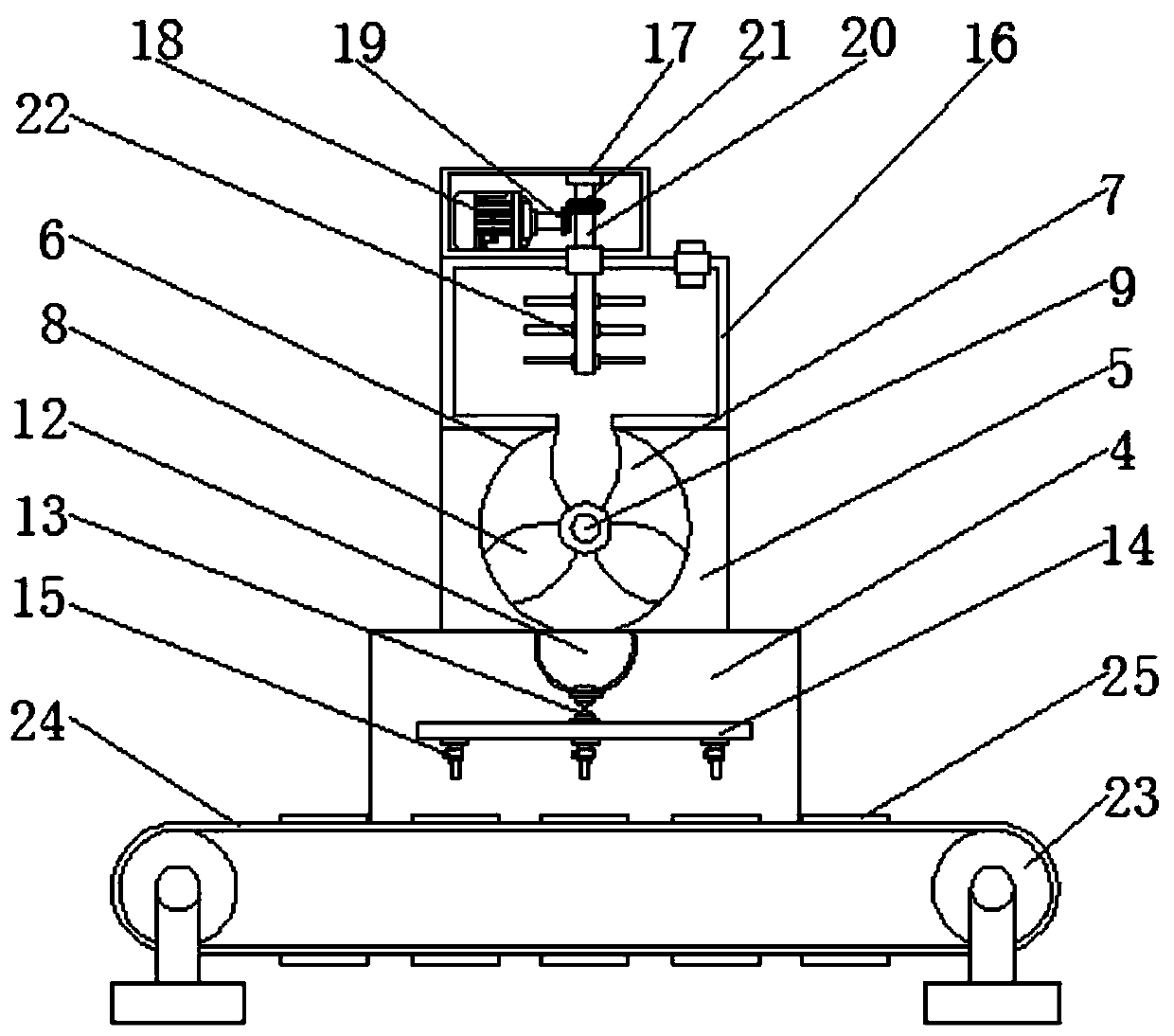 A lithium battery grouting machine