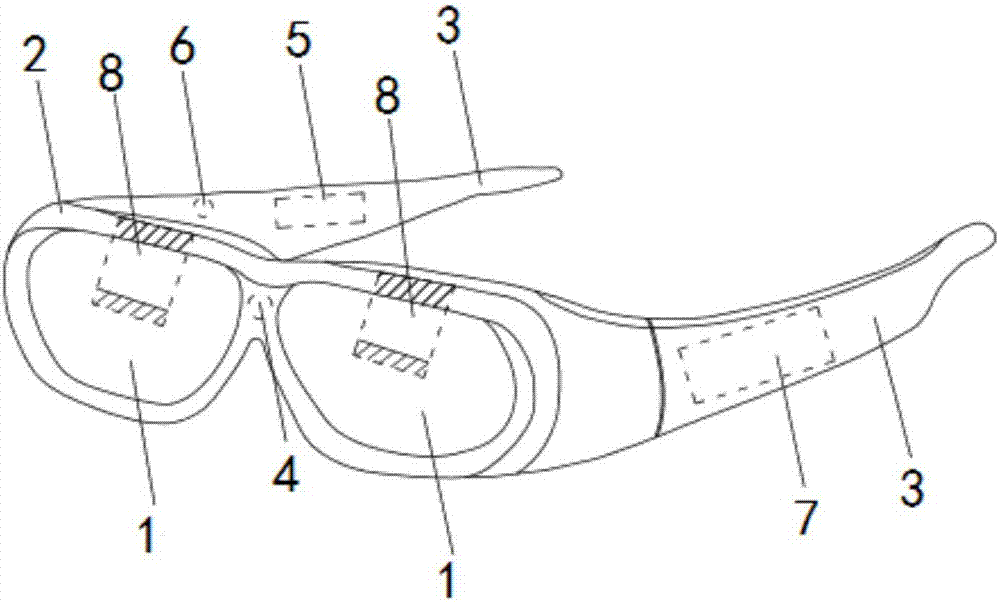 Voice control expression glasses