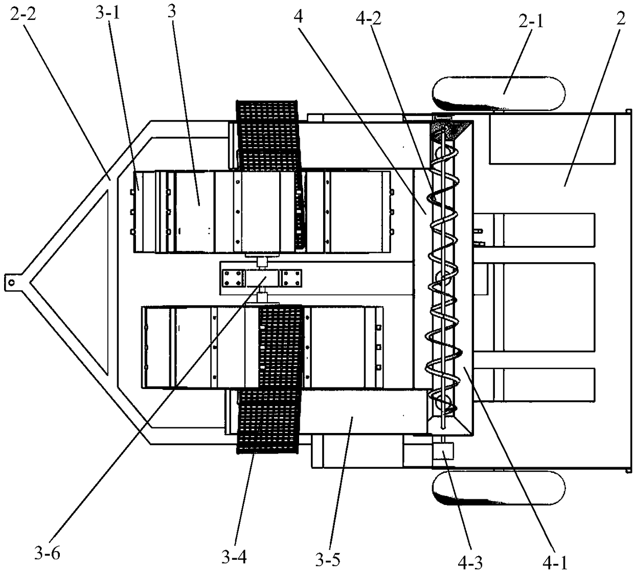 Automatic laying device and method based on greening sand barrier