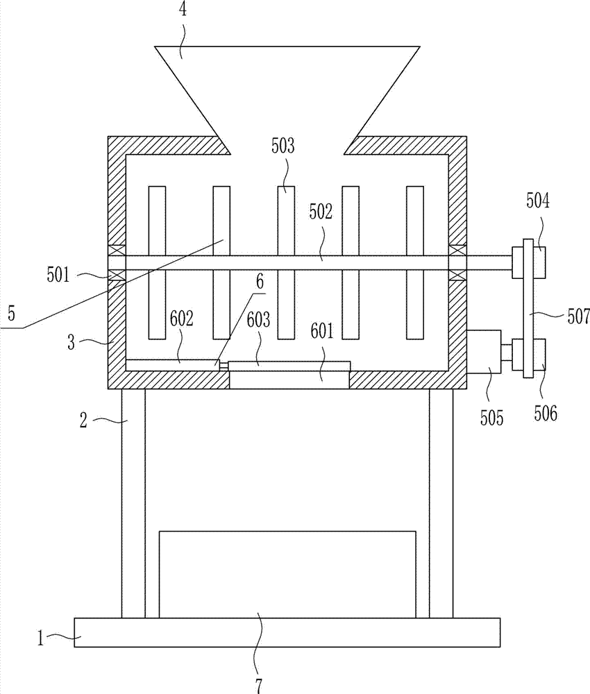 Feed mixing device for raising livestock