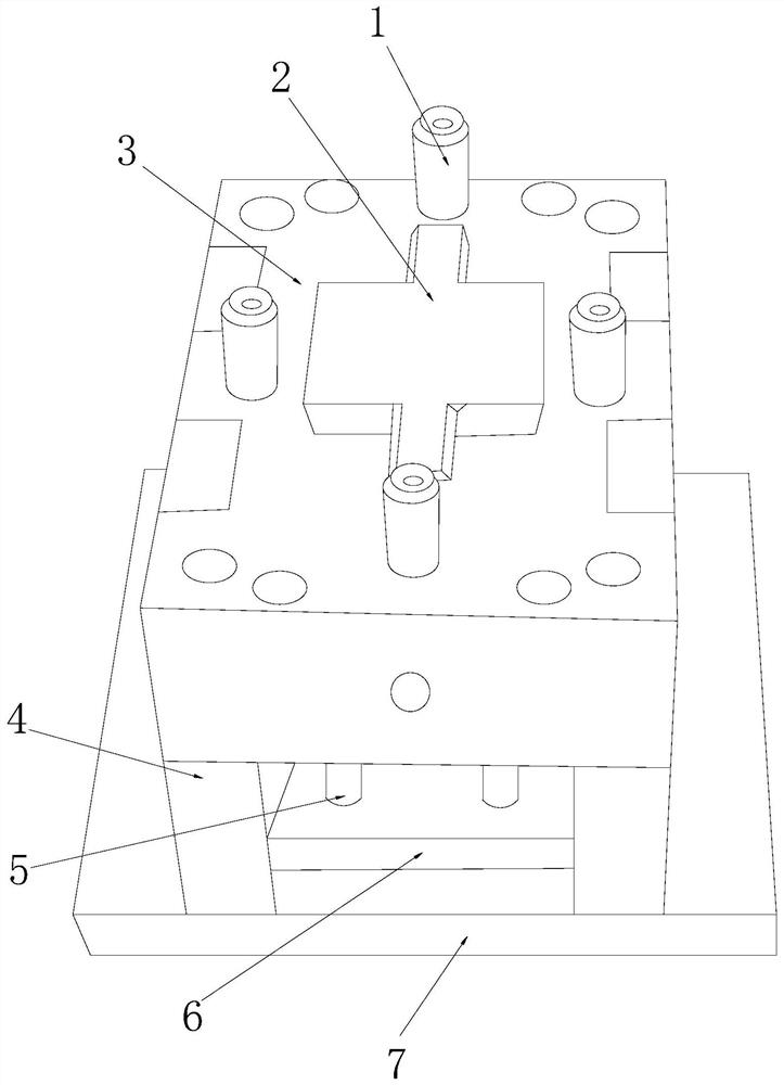 Blank forming mold