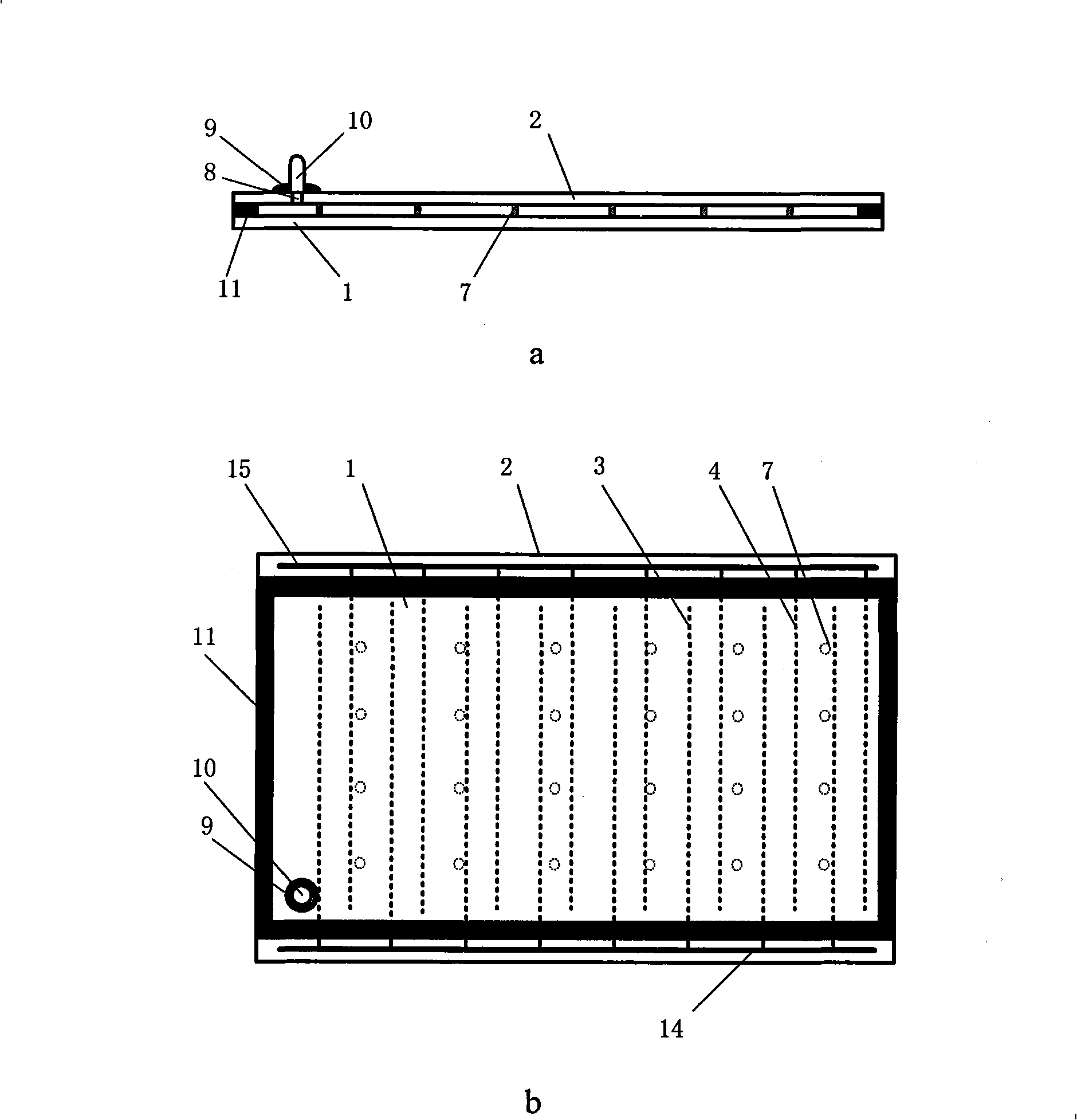 Production method of cold cathode flat light source