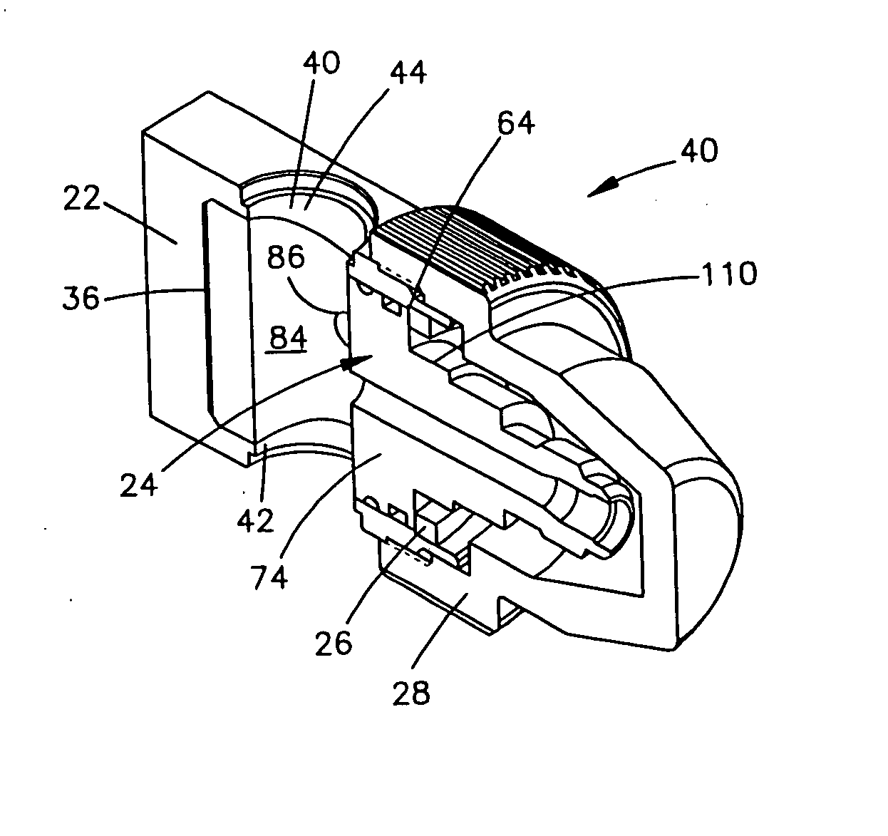 Plug-style air-conditioning service valve