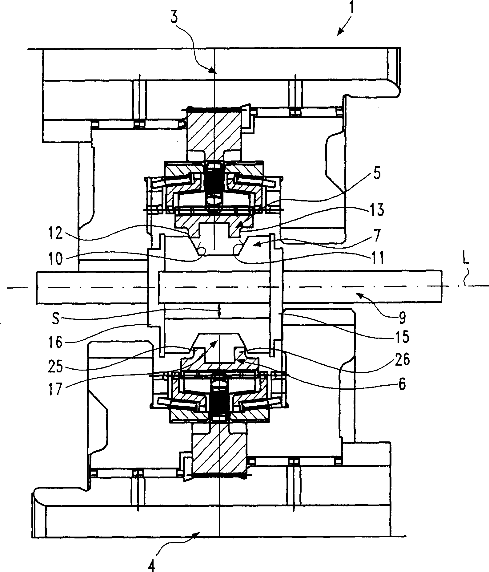 Gear-change device