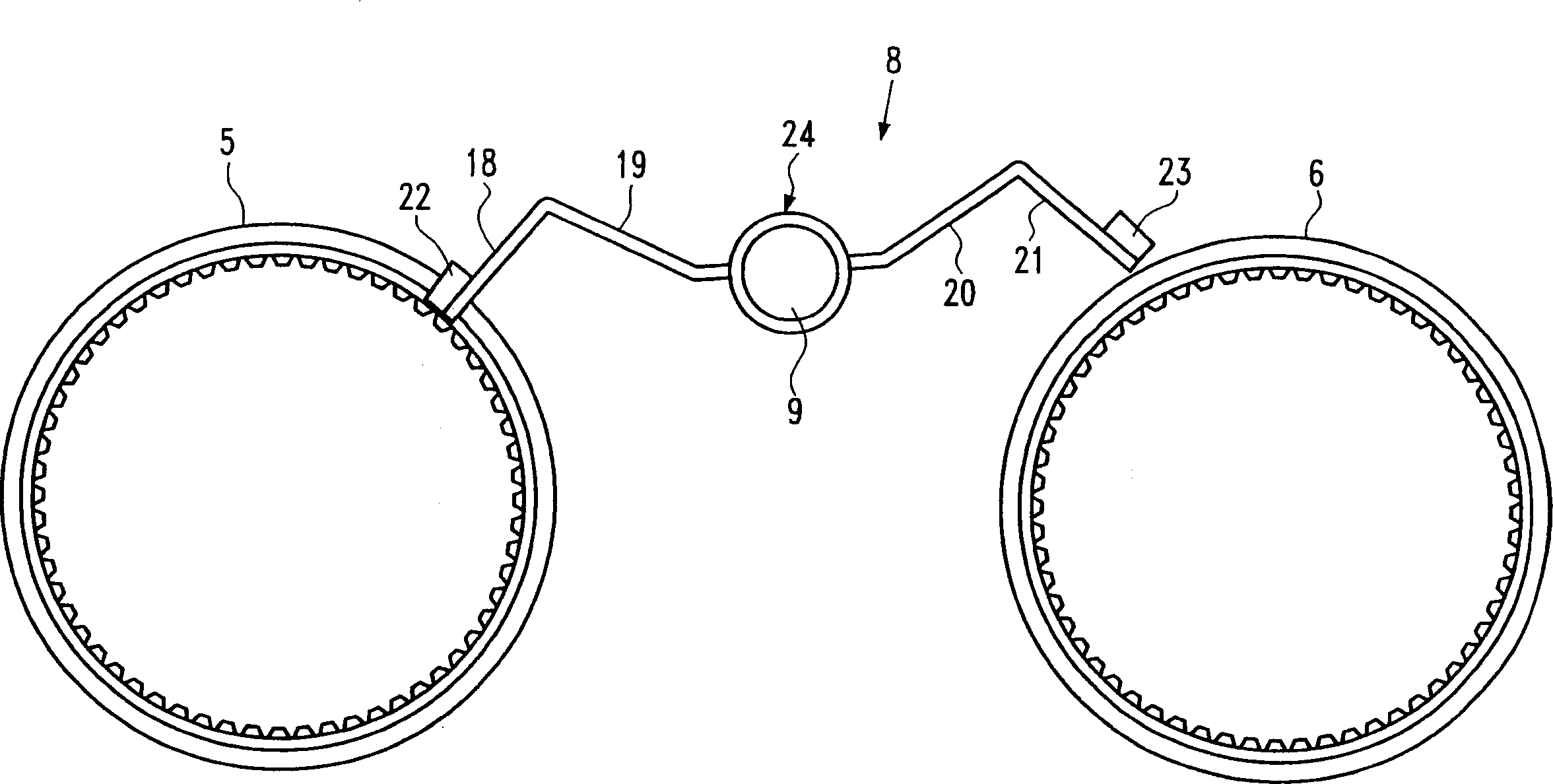 Gear-change device