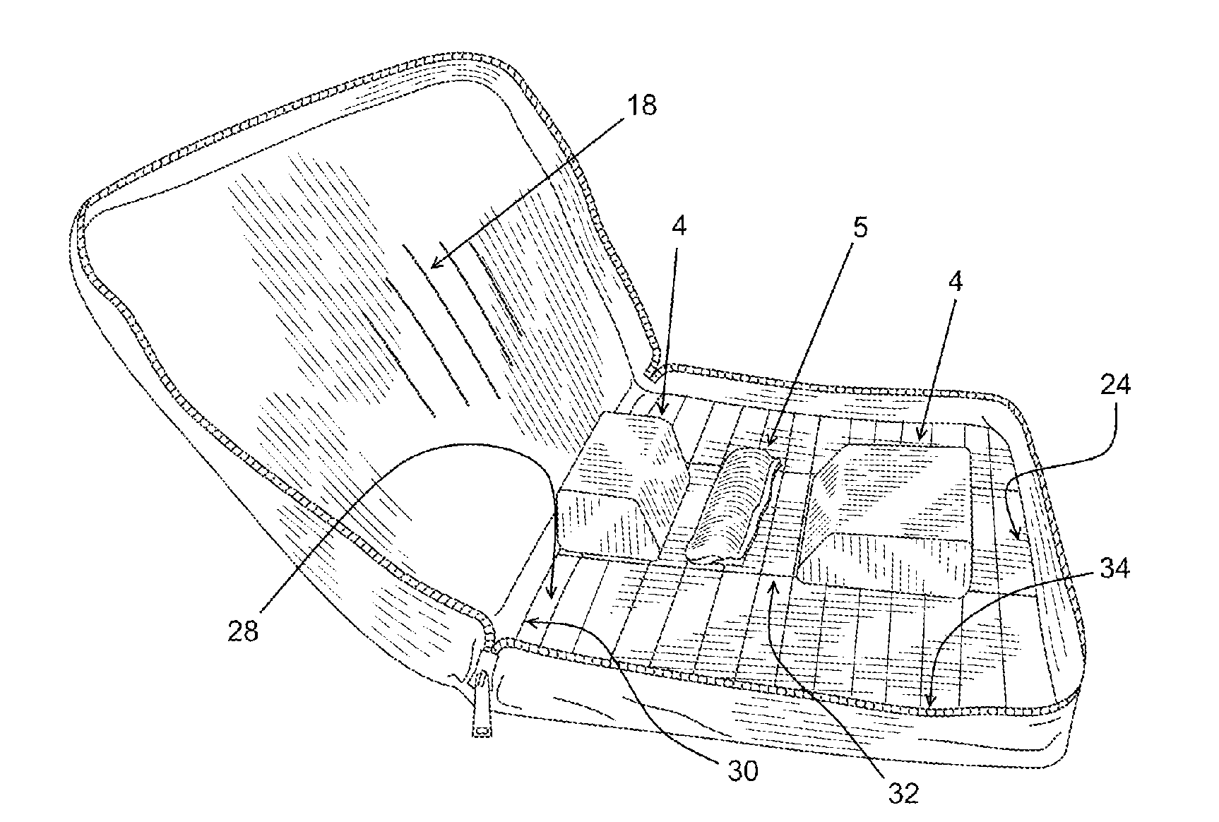 Pillow with positionable inserts