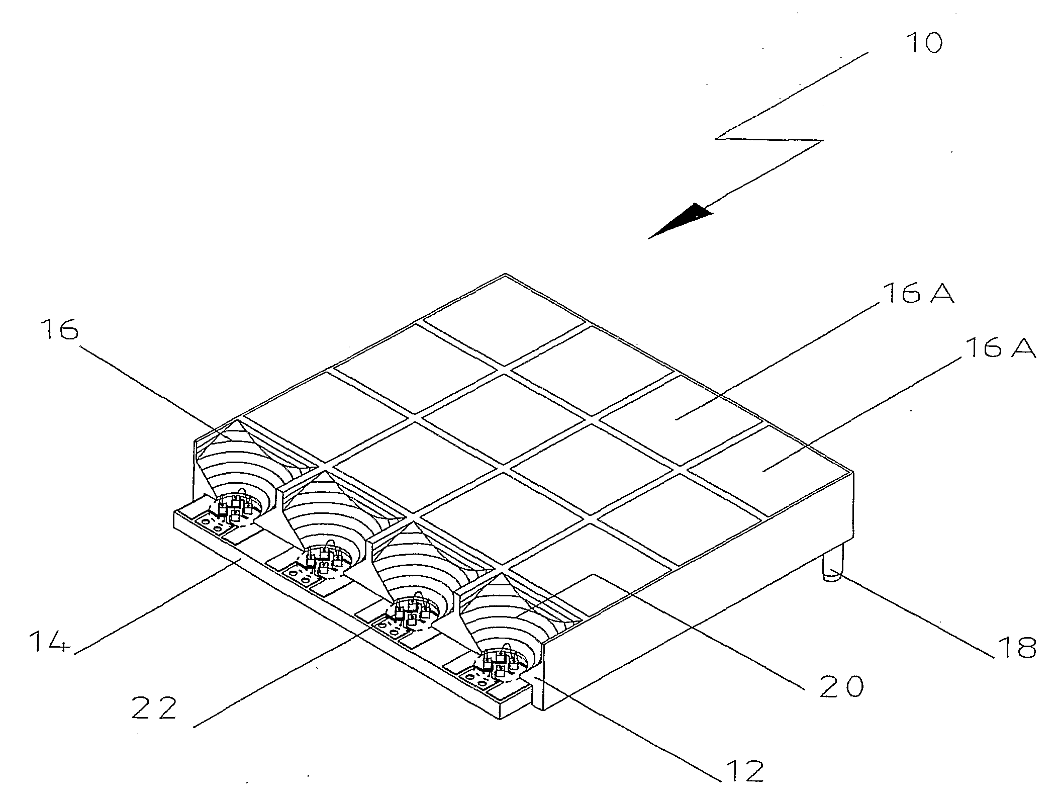 Pixel Array and Tile for a Video Display