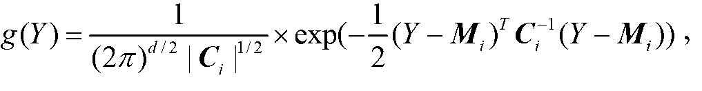 Line spectrum-to-parameter dimensional reduction quantizing method based on conditional Gaussian mixture model