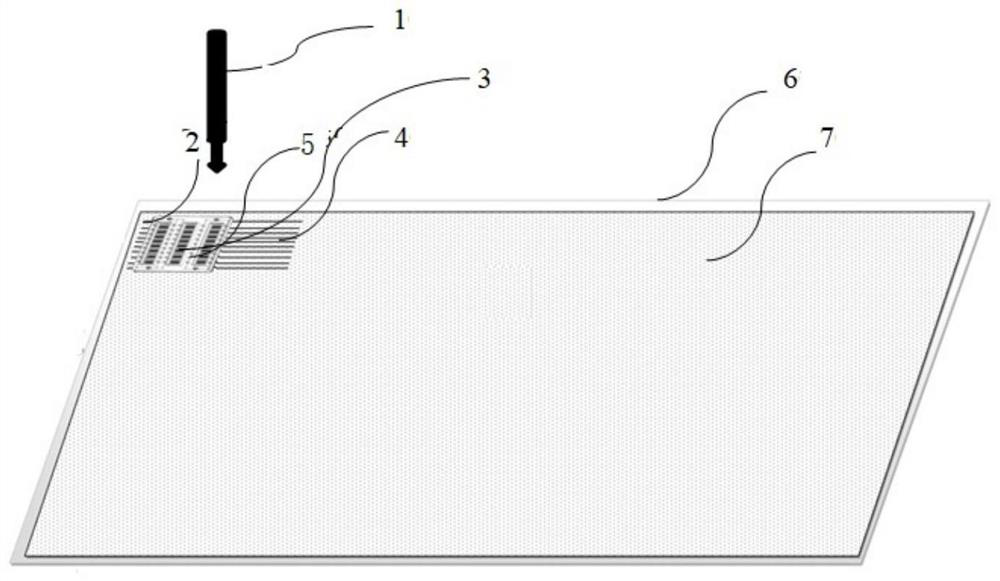 Ribbon pulling device and positioning and welding method for crystalline silicon solar cell module