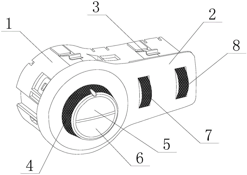 Automobile headlamp switch