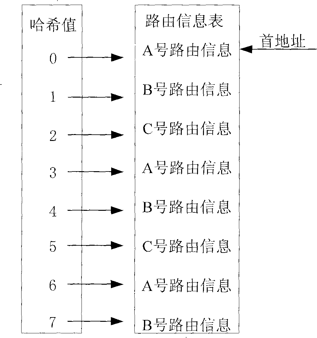 Method and apparatus for obtaining next-hop route