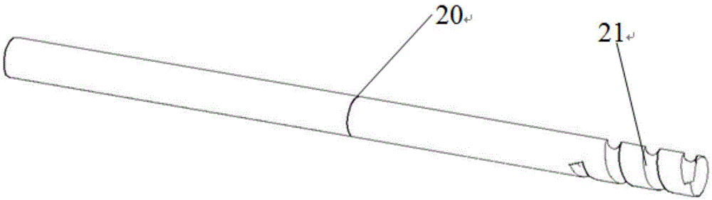 Internal vision device and method for internal form of dry cave in karst region