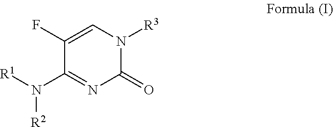 N1-sulfonyl-5-fluoropyrimidinone derivatives