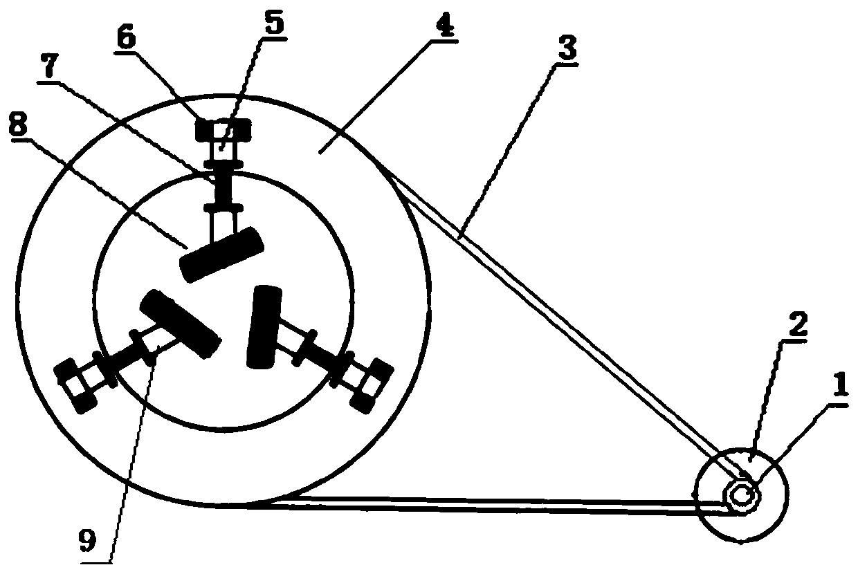 A kind of yam peeling device