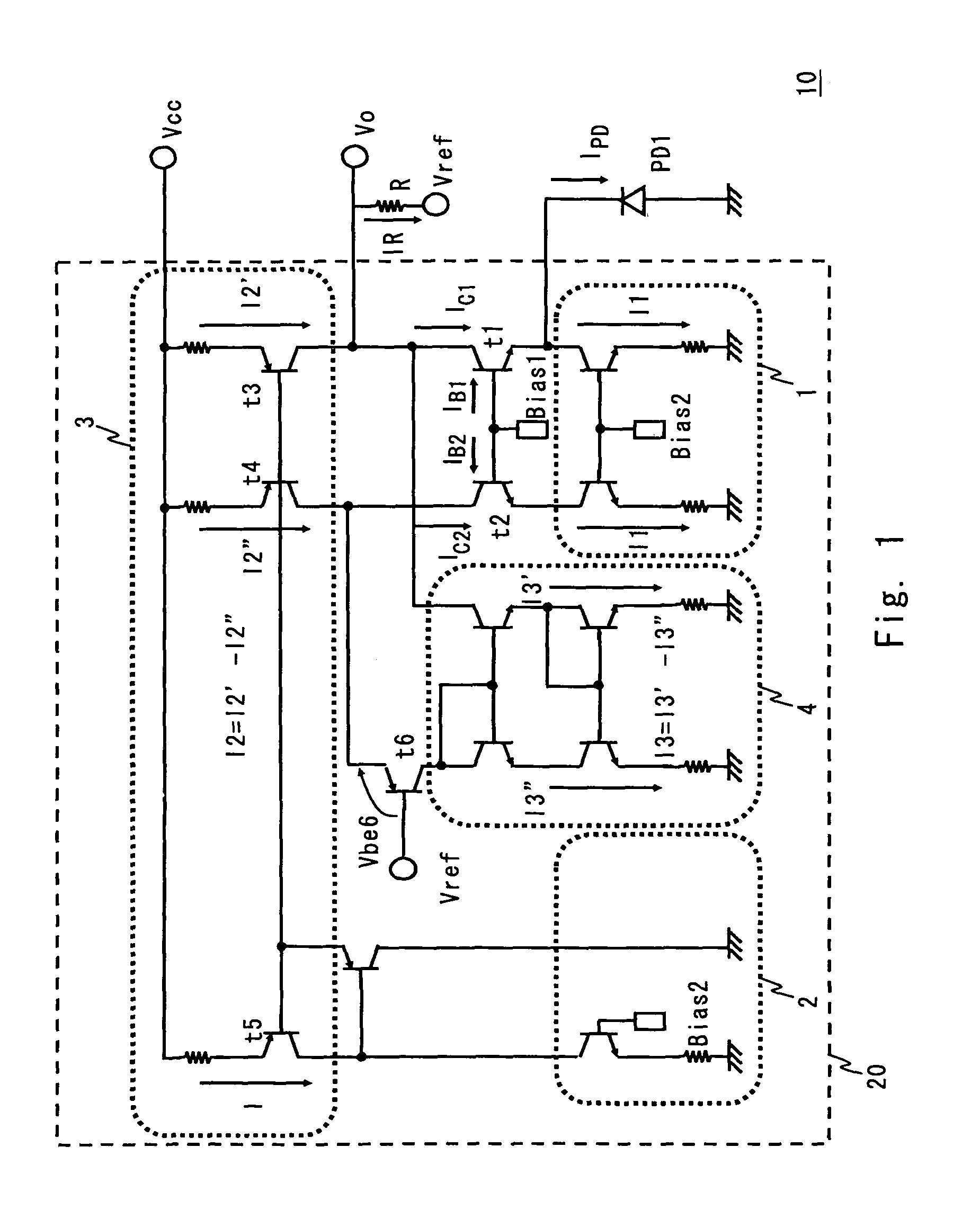 Photoreceiving circuit