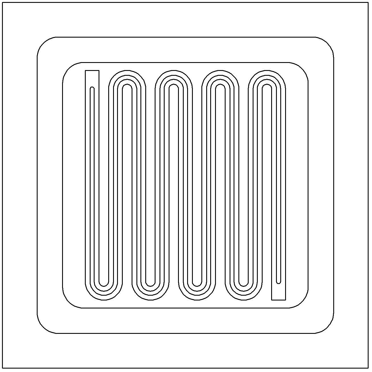 Forming method of electromagnetic driving flexible-mould for fuel cell metal bipolar plate