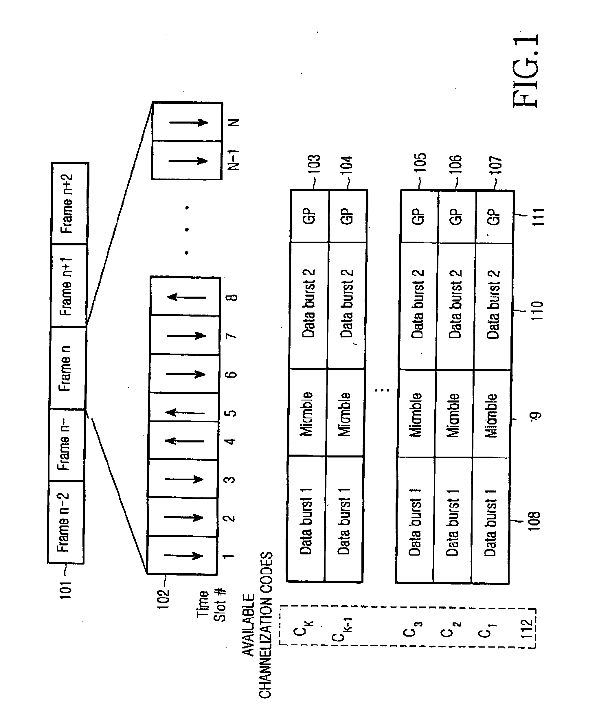 Method and apparatus for detecting active downlink channelization codes in a TD-CDMA mobile communication system