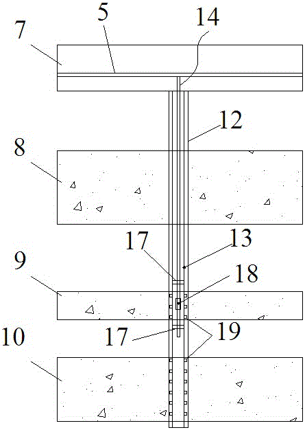 Coal seam group well-ground combined layered fracturing and combined layer drainage method