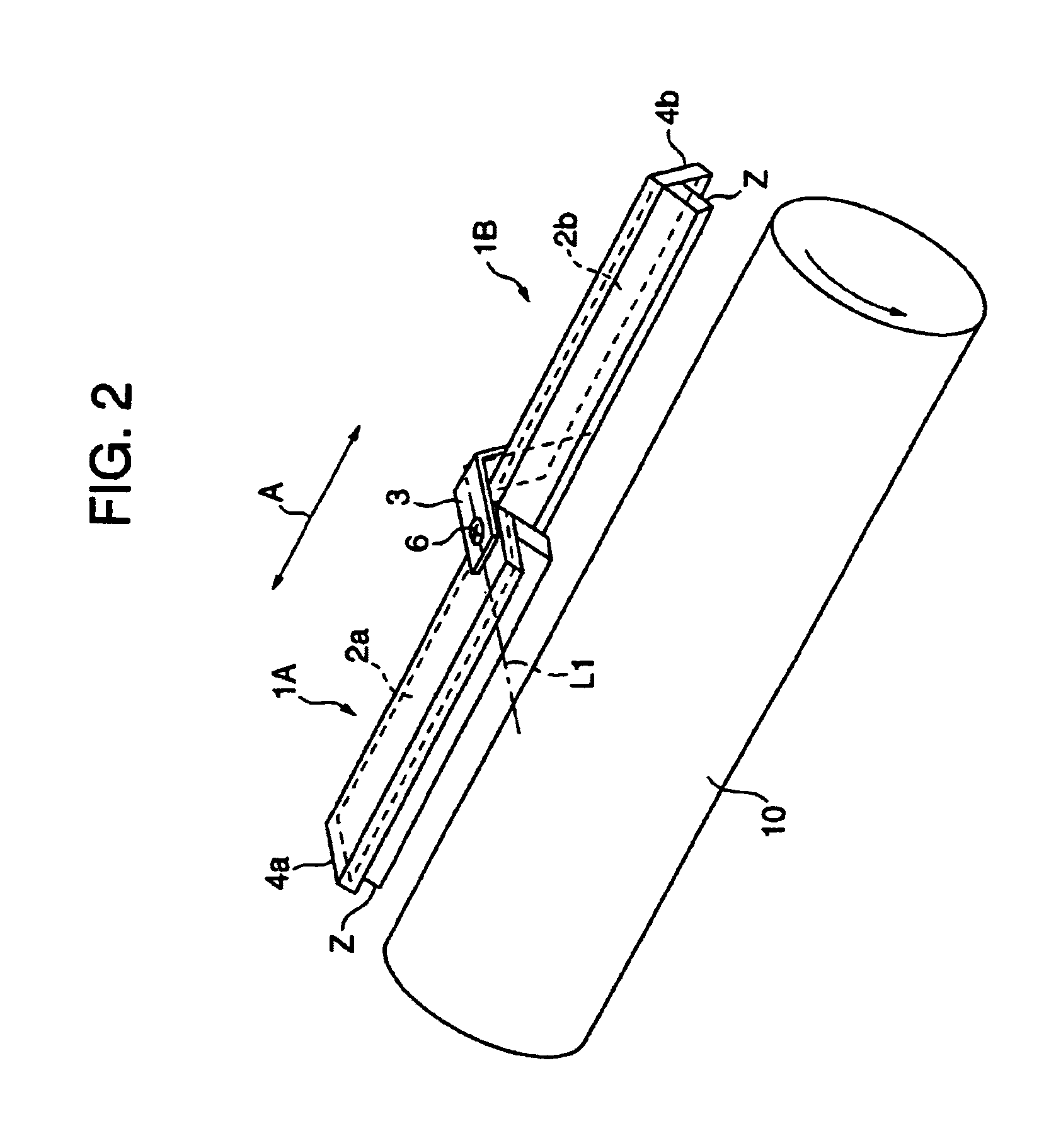 Optical write apparatus including a plurality of substrates