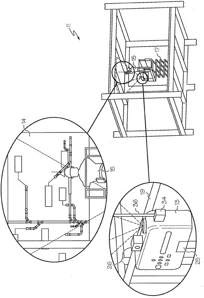 Method and apparatus for projection of BIM information