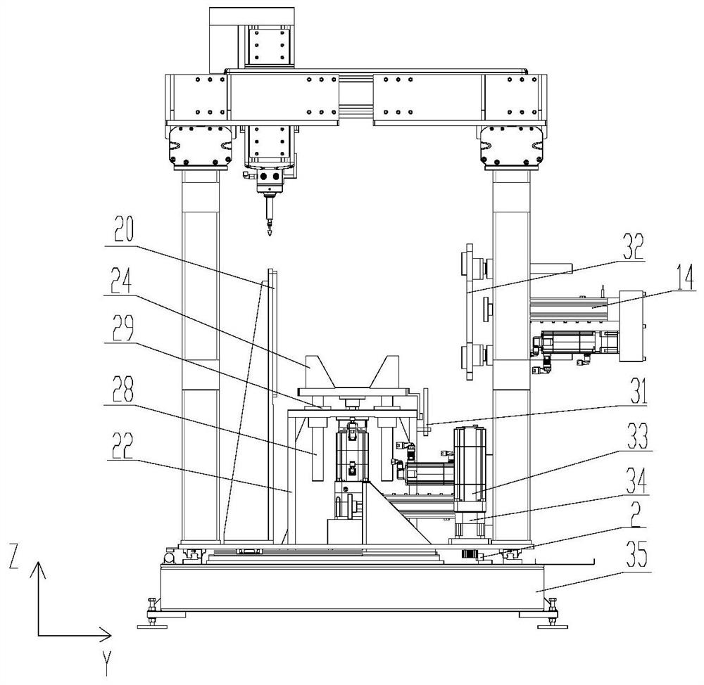 A fully automatic grinding mechanism based on automatic attitude adjustment based on force feedback