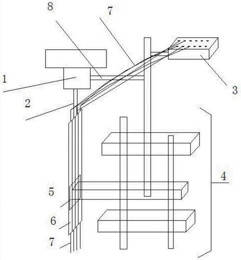 Reusable light optical fiber electrode as well as making method and embedding method thereof