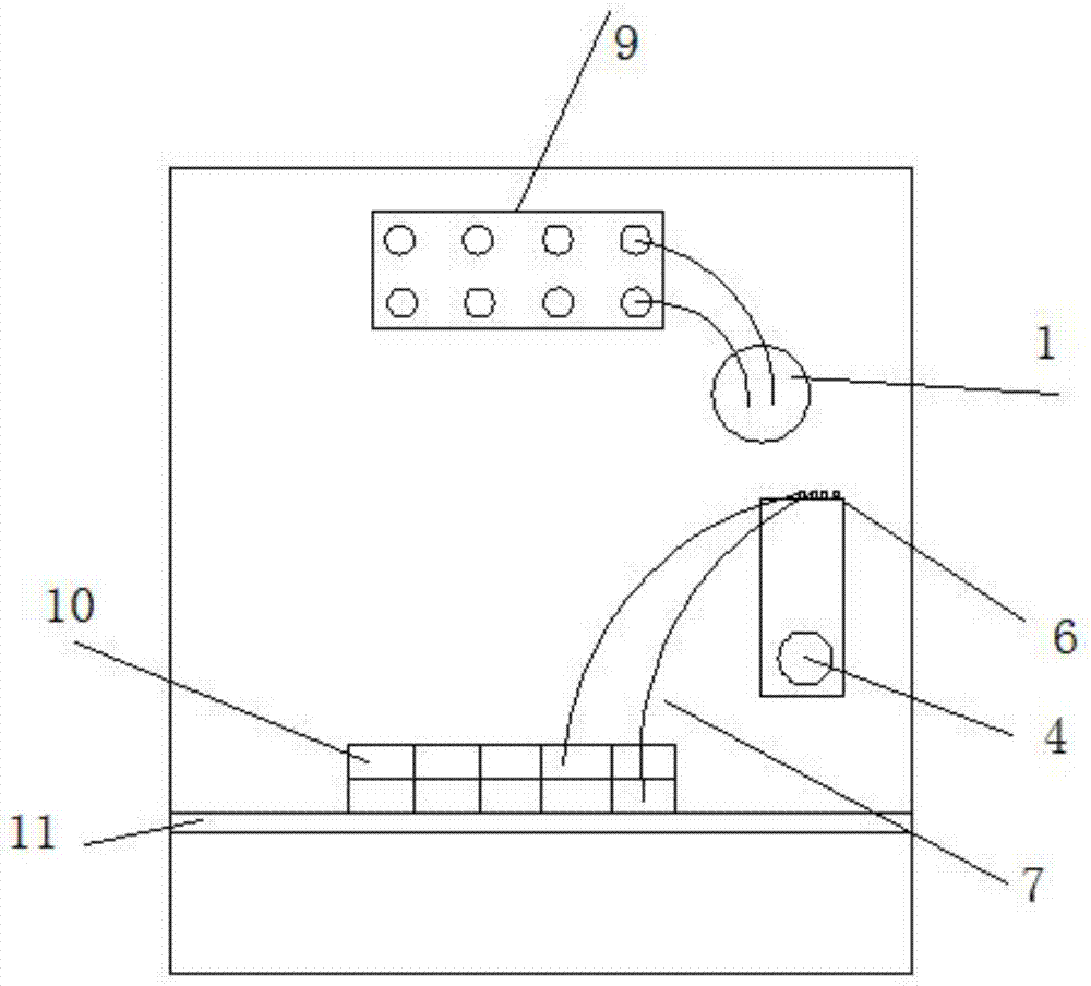 Reusable light optical fiber electrode as well as making method and embedding method thereof