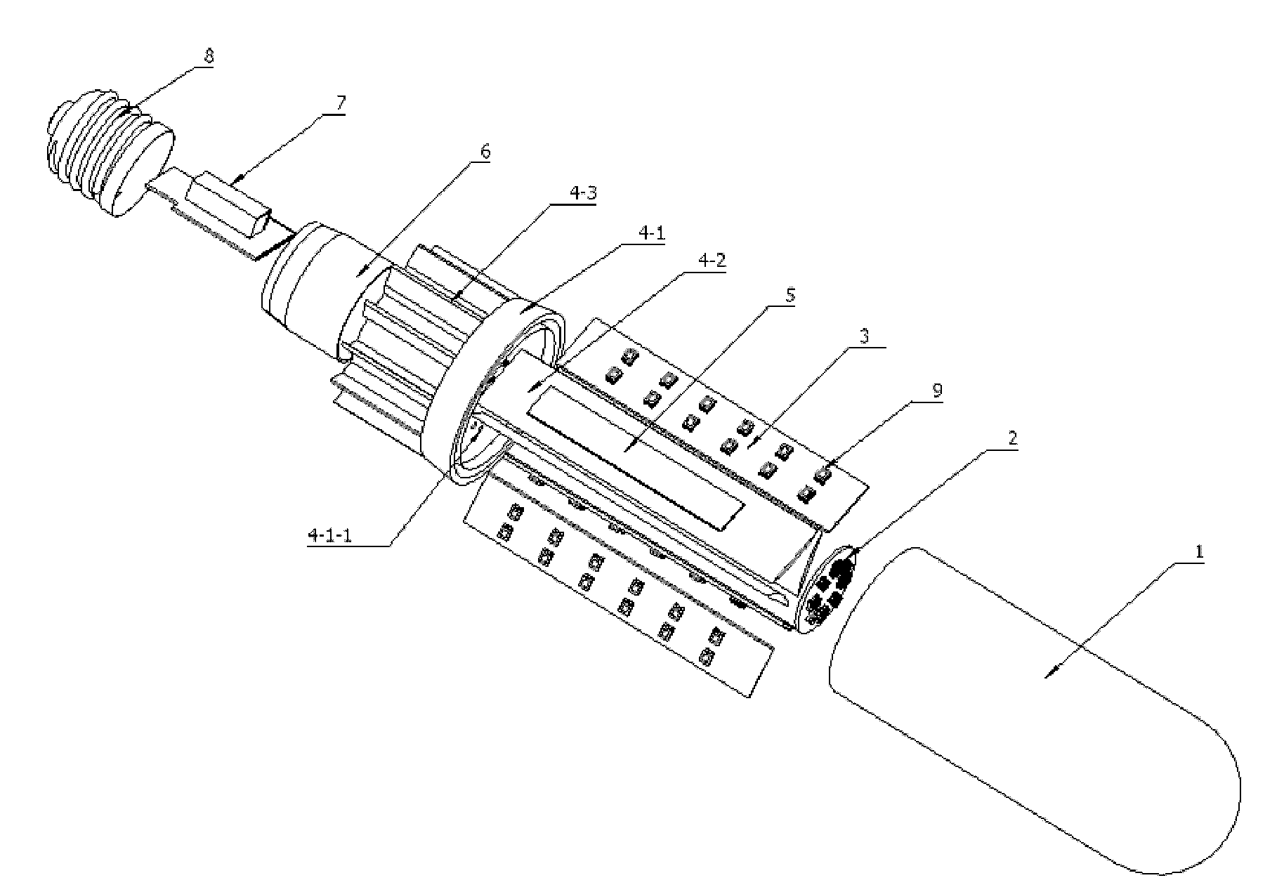 LED lamp capable of replacing compact fluorescent lamp