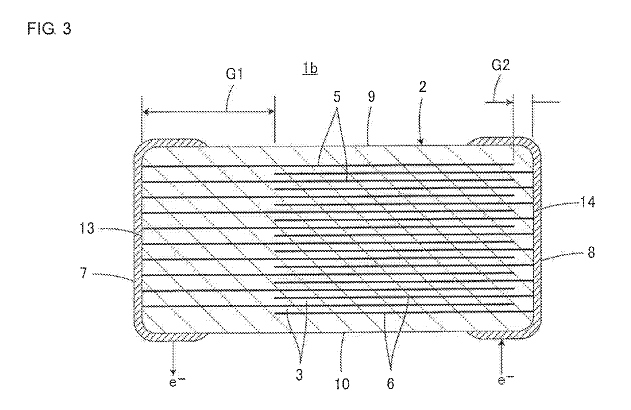 Monolithic ceramic capacitor and structure for mounting the same