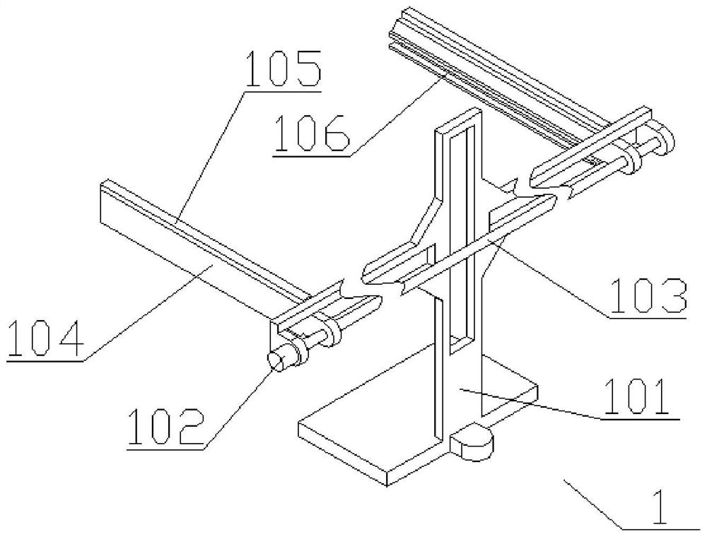 A fully automatic door leaf glass turning plastic equipment