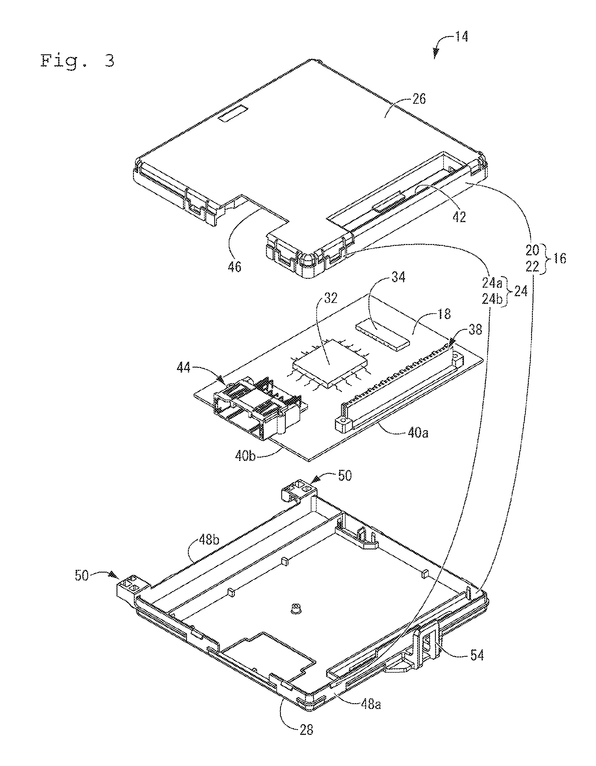 Printed board for mounting microcomputer thereon, and control apparatus using same