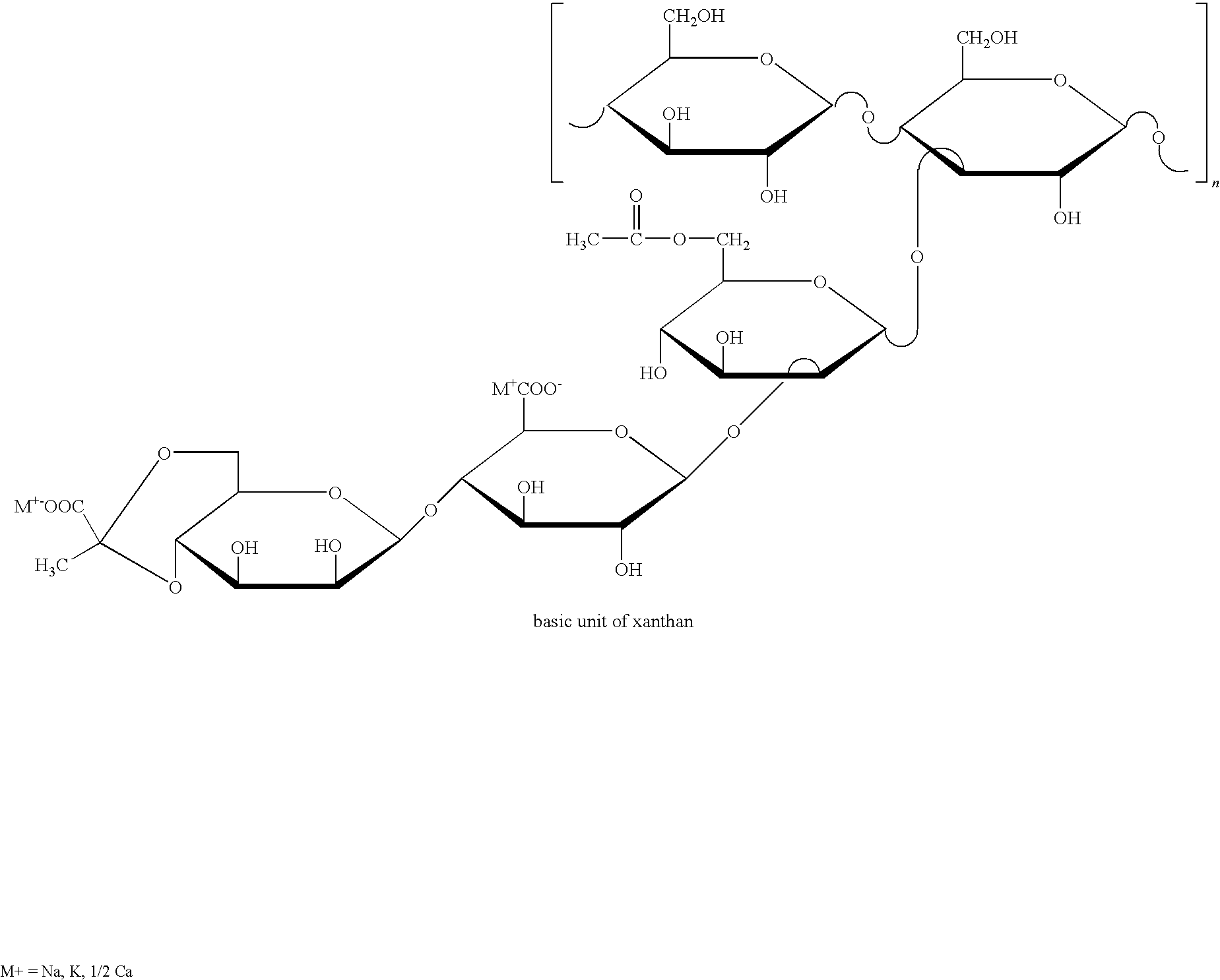 Detergent/cleaning agents with a gellan gum thickening system, methods for using the same and cleaning substrates containing the same