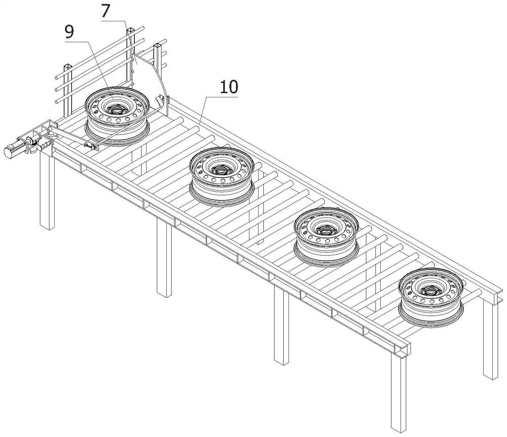 Automatic hub collecting equipment