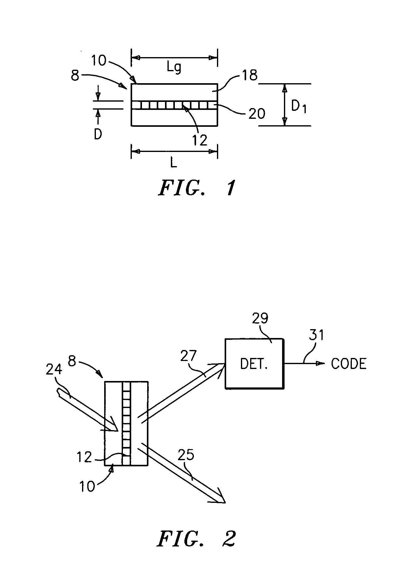 Method and apparatus for drug product tracking using encoded optical identification elements