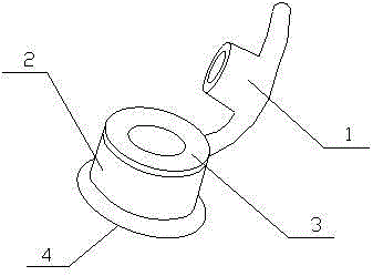 Assembled inflatable gas mold with inflatable internal capsule and mounting method thereof