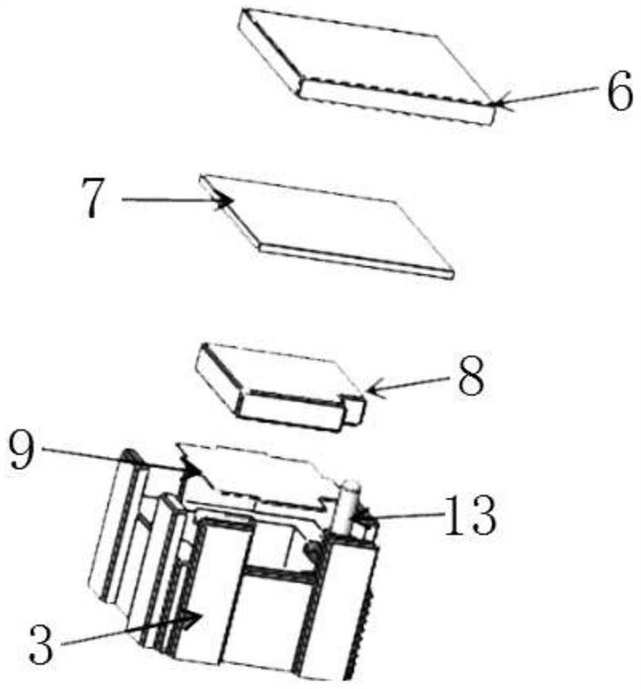 A chip sintered product, subunit, igbt package module and preparation method