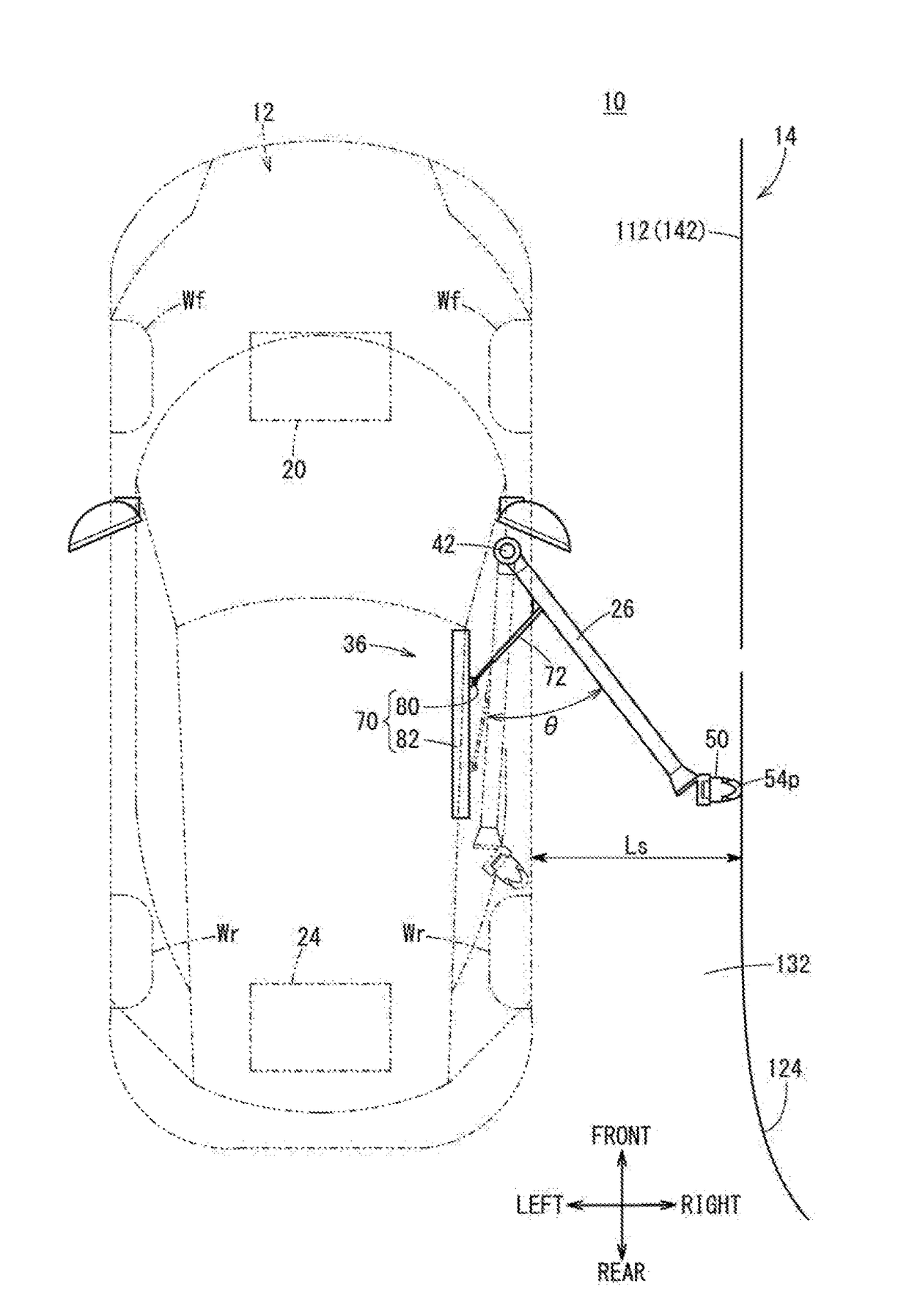 External power supply apparatus and vehicle power supply method