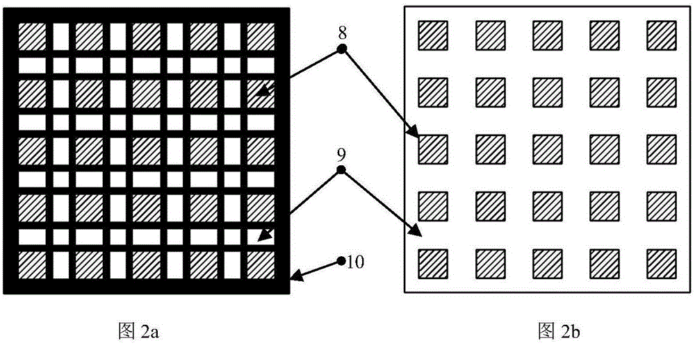 Air-coupled transducer based on air-based 1-3 type piezoelectric composite material