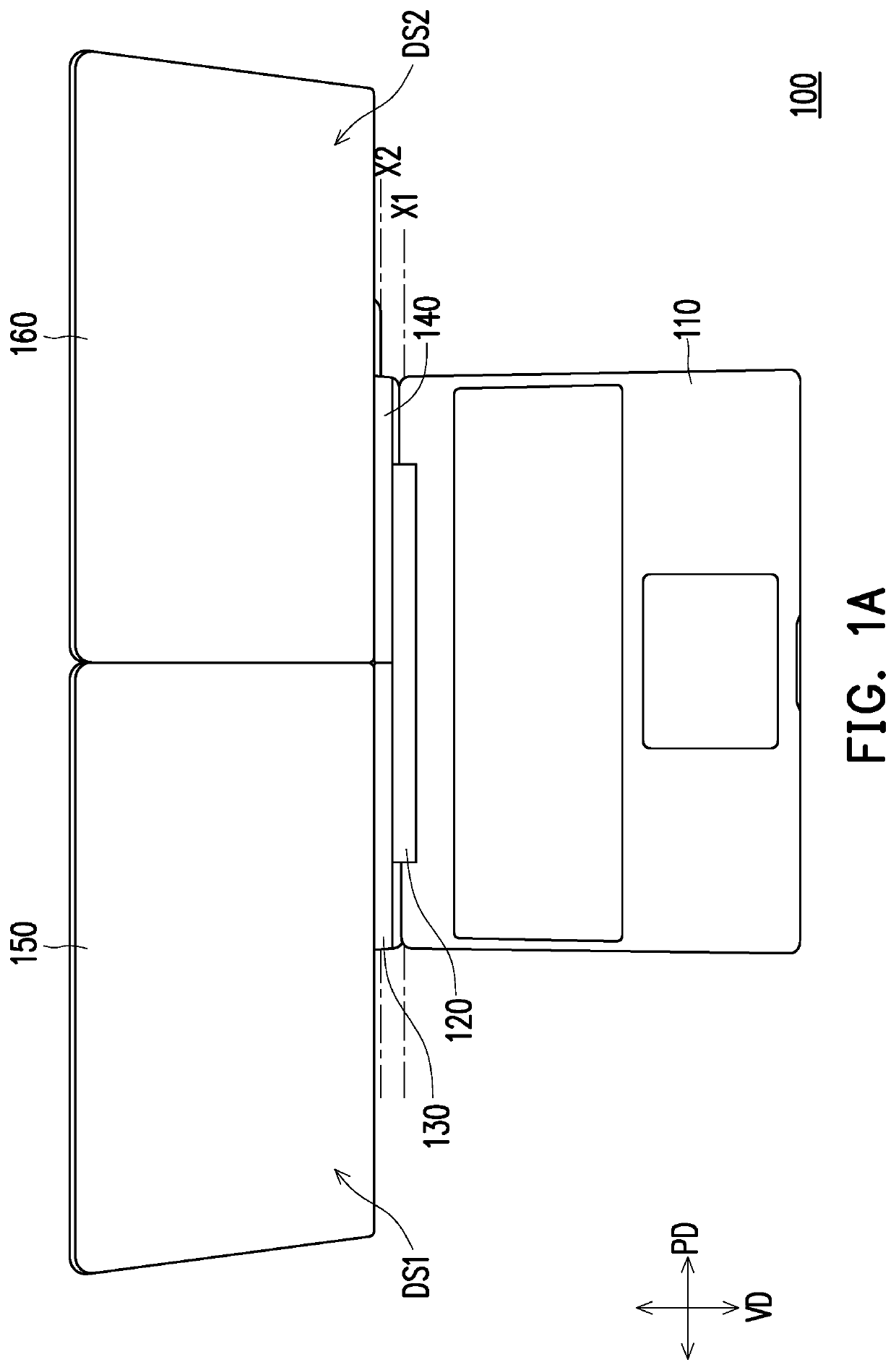 Electronic device with multi screens