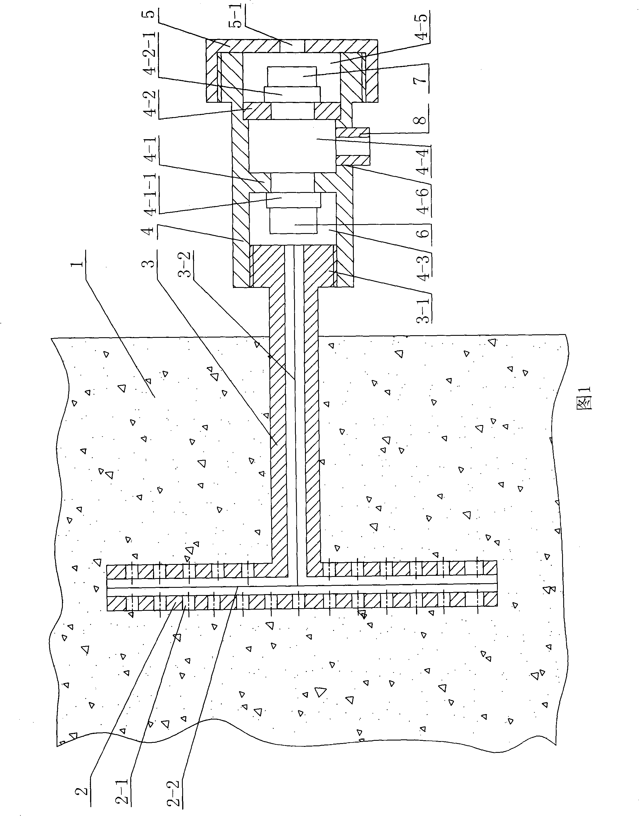 Device for detecting concrete permeability on surface layer