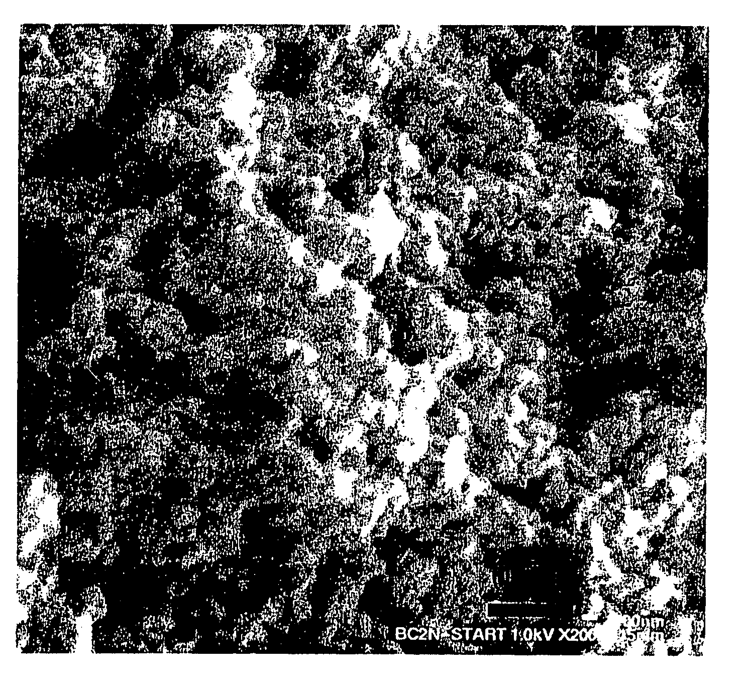 Preparation of bulk superhard B-C-N nanocomposite compact