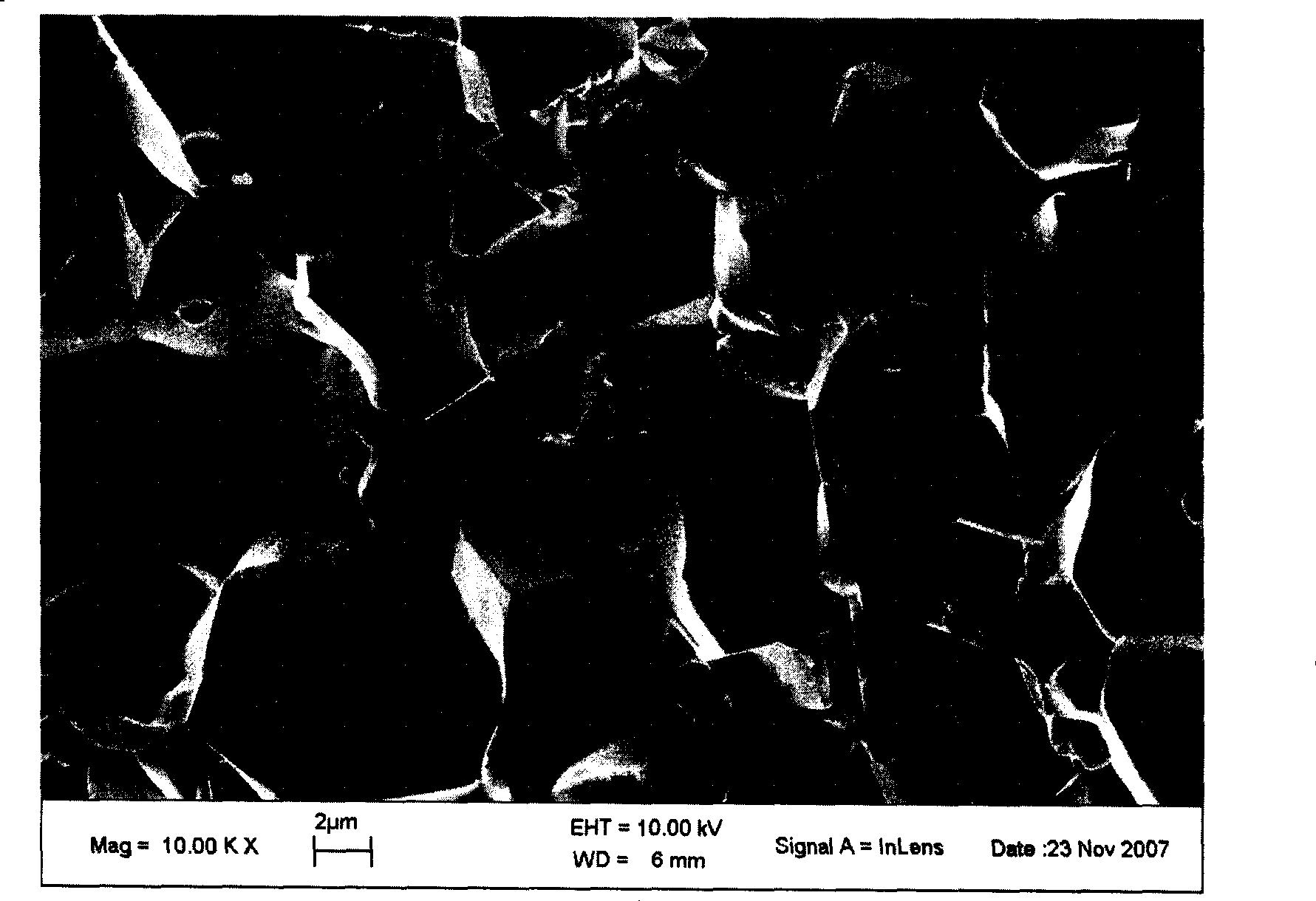 Novel method for preparing ferrite ceramic soft magnetic material