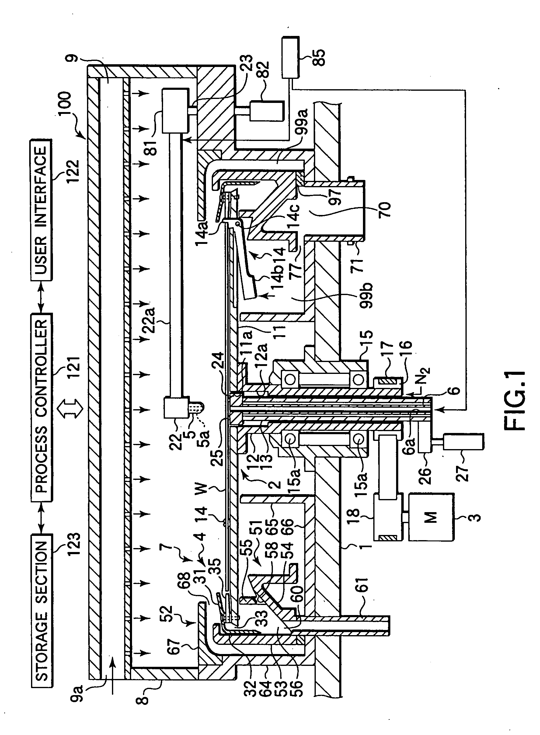 Cleaning apparatus and method and computer readable medium