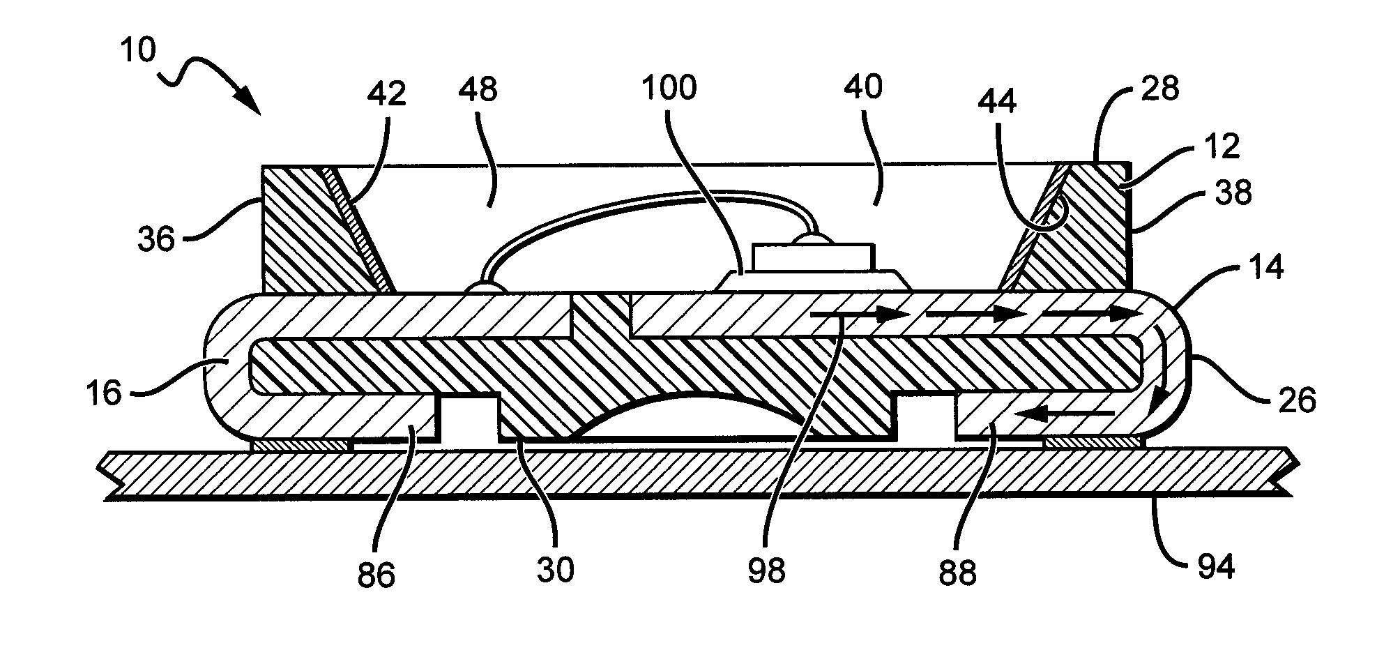 Surface mount device thin package