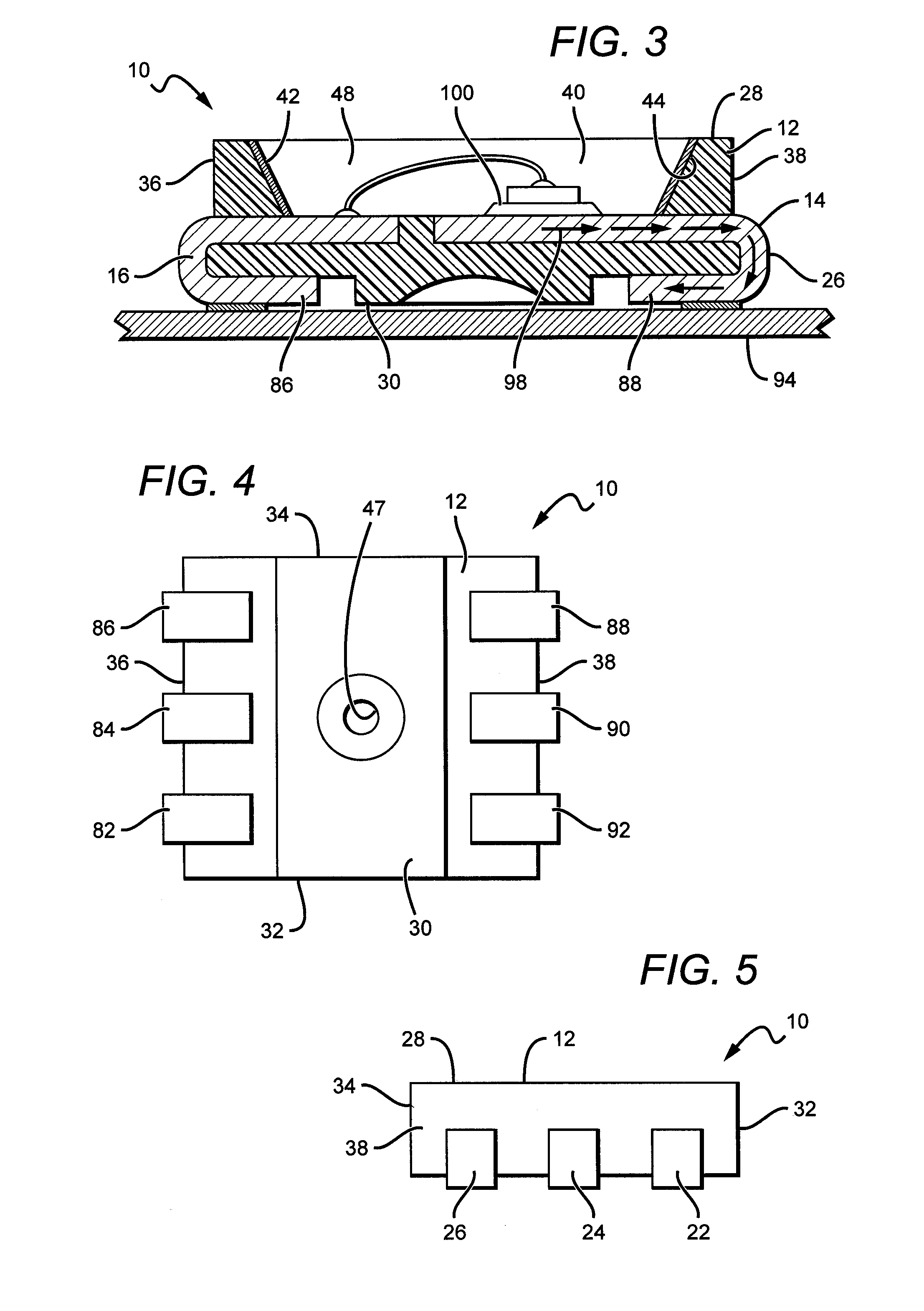 Surface mount device thin package