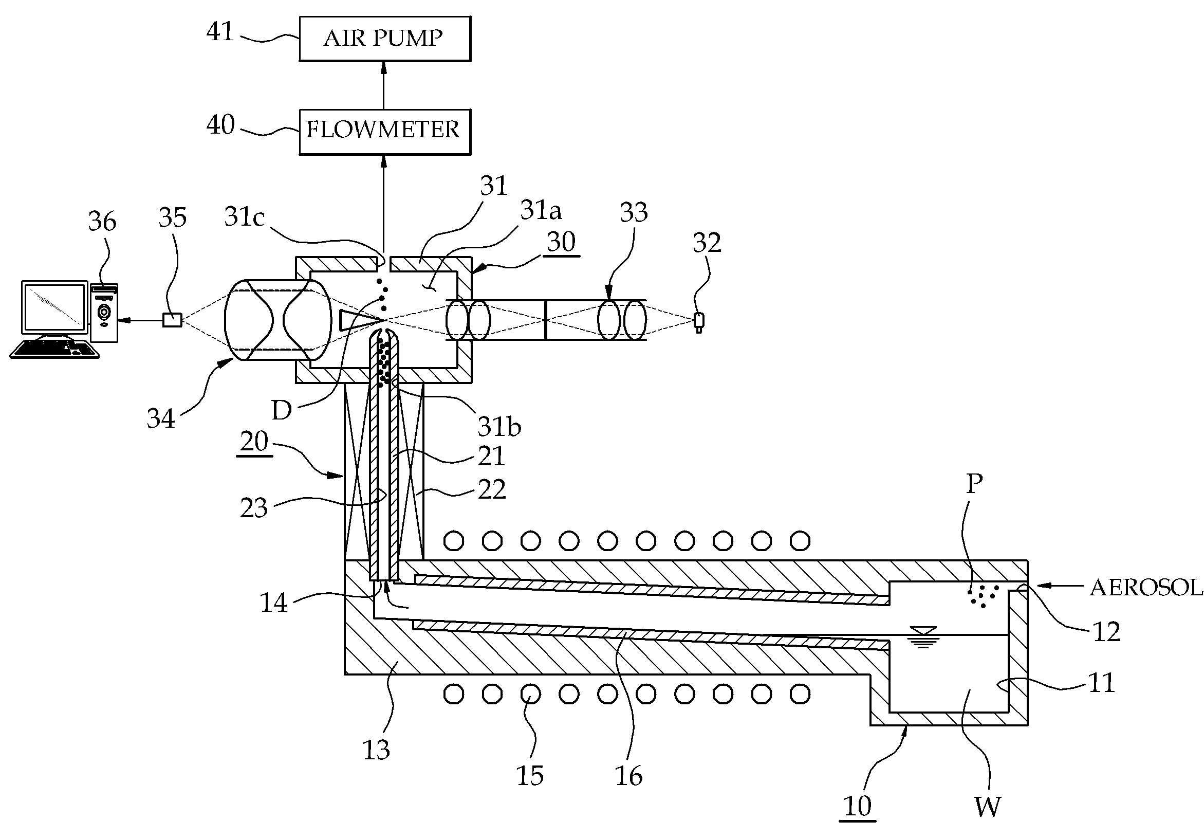 Condensation particle counter