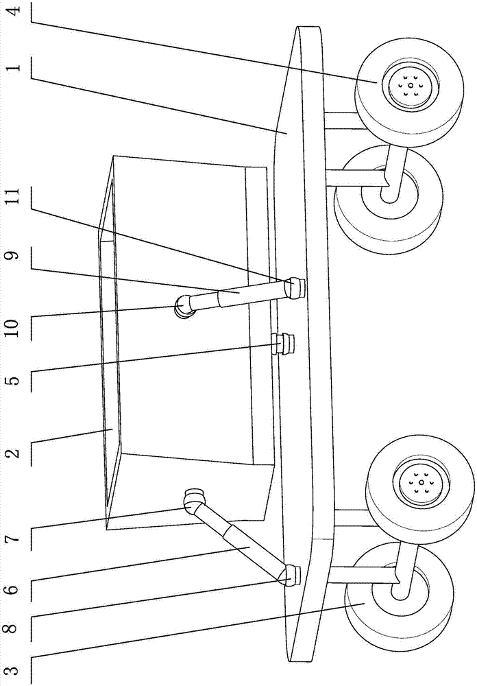 Two/three-freedom-degree hydraulic drive sugarcane collecting device